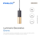 Luminario Decorativo Eirene de PHILCO