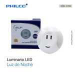 Toma Corriente con Luz de Noche Luminis Eclipsi  PHILCO